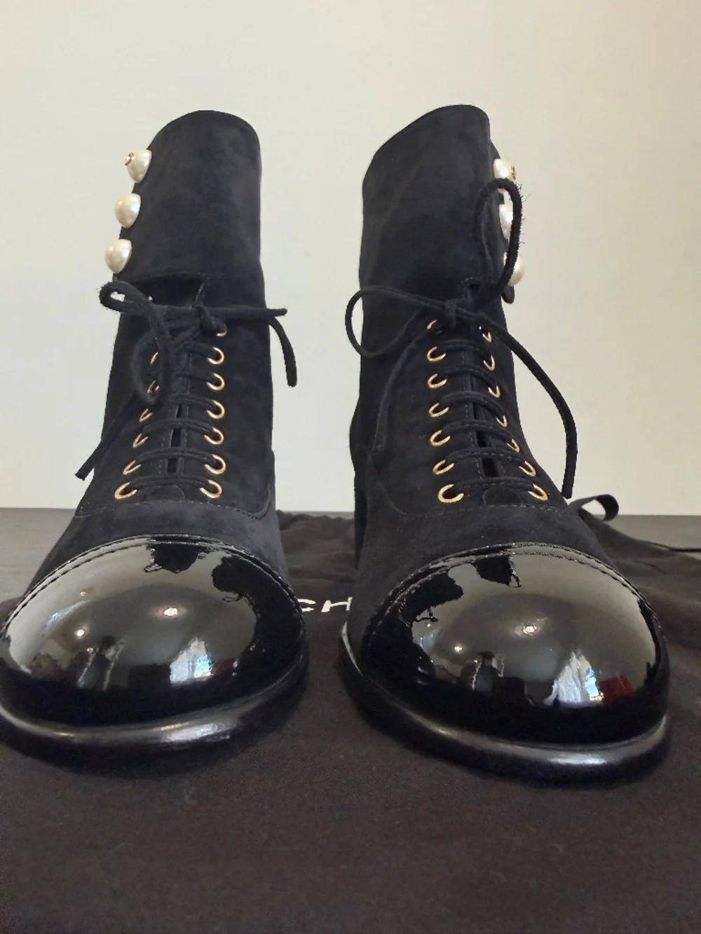Chanel Suede Boots